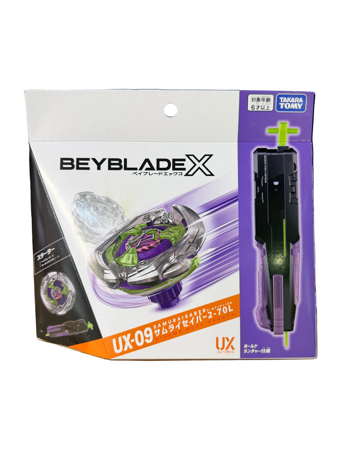 [港code]BeybladeX爆旋陀螺UX-09 武士星劍 2-70L 武士刀