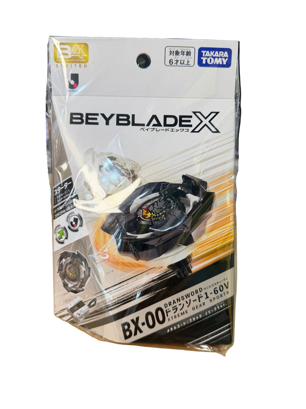 [日版code]爆旋陀螺Beyblade X j.league 聯名款bx00 東京FC限定版入門組 BX-00 翔龍神劍 1-60V