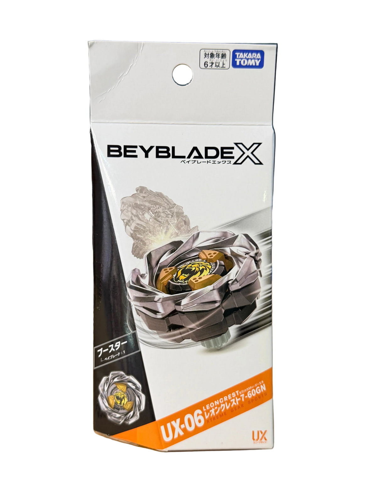 [港code]BeybladeX爆旋陀螺UX-06 雄獅巔峰Leon Crest 7-60GN